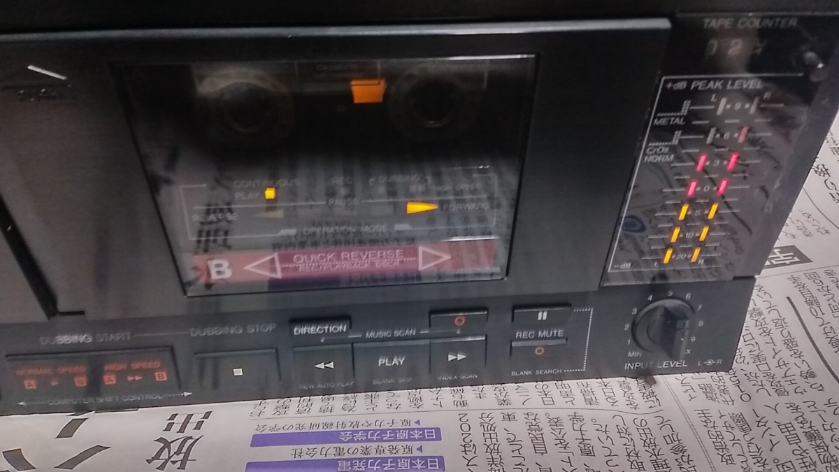 Victor　ビクター　 カセットデッキ　KD-WX70　中古現状品送料込み_画像4