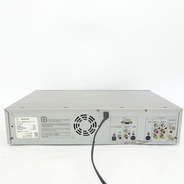 tyys 861-1 124 SHARP シャープ VHSビデオ一体型DVDレコーダー DV-RW65