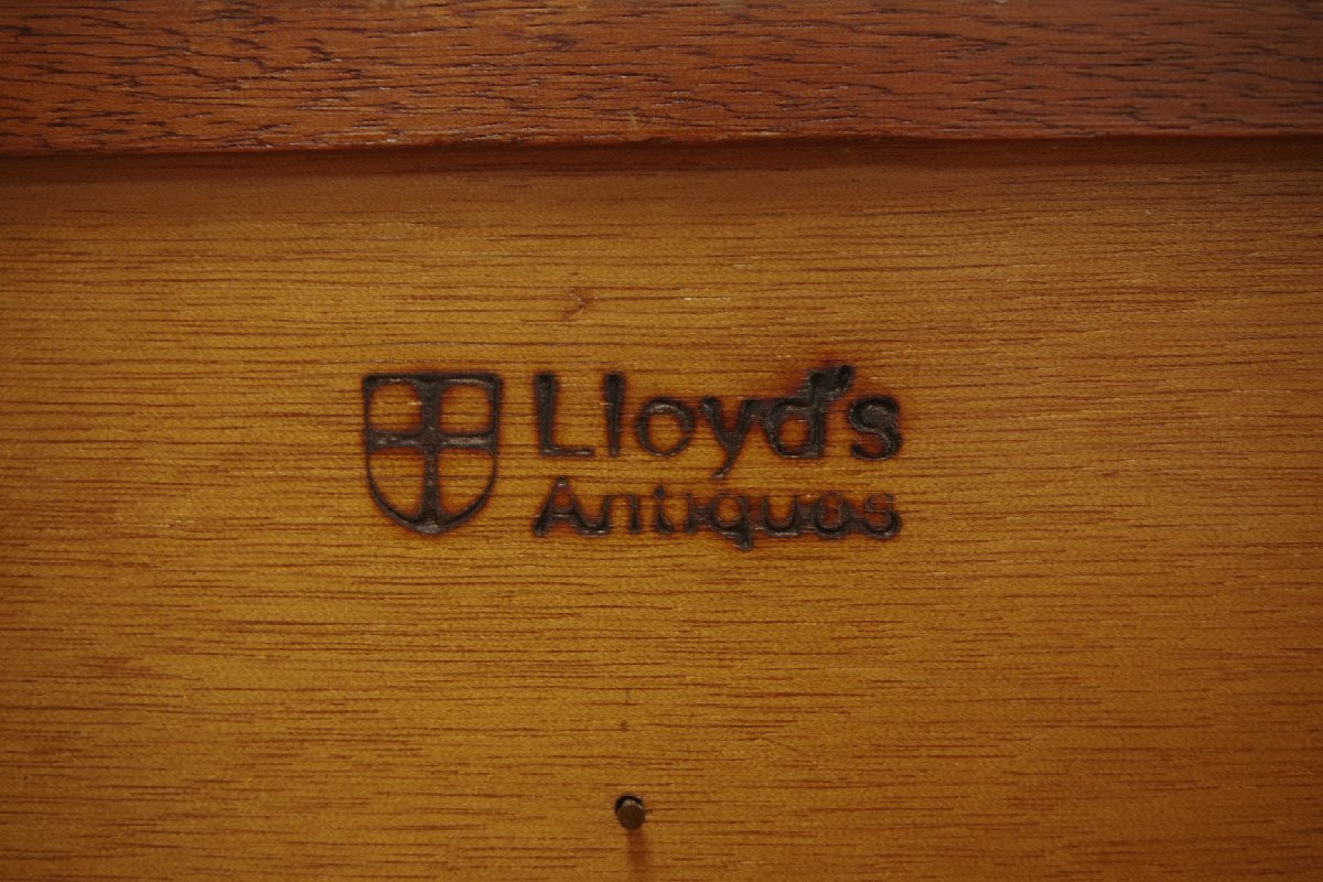 英国 アンティーク Lloyd's Antiques ロイズアンティークス サイドボード 収納家具 キャビネット リビング チーク材 イギリス ビンテージ_画像10