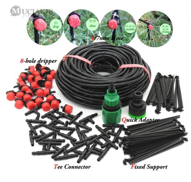 free shipping! lawn grass raw * gardening for water sprinkling system standard set 20m hose &24 place. water sprinkling . once .! water service .... only . comfort .. easy!