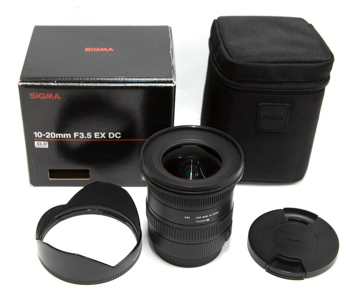 珍しい 中古 SIGMA 10-20mm F3.5 EX DC HSM for canon キヤノン