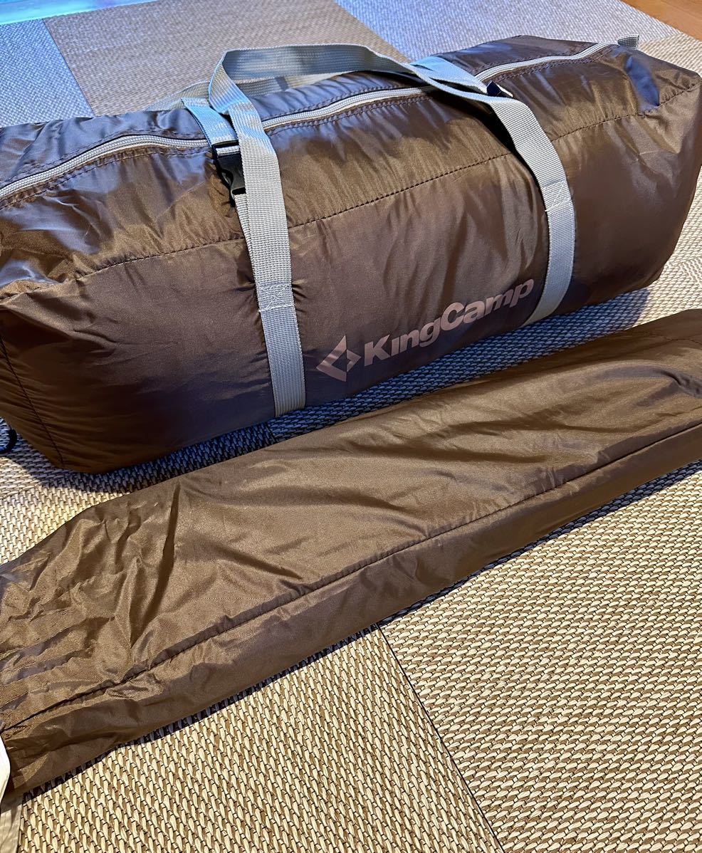 【一回のみ美品】KingCamp テント ANIZO S 320 超軽量 ポリエステル テント/スノーピーク 小川の画像7