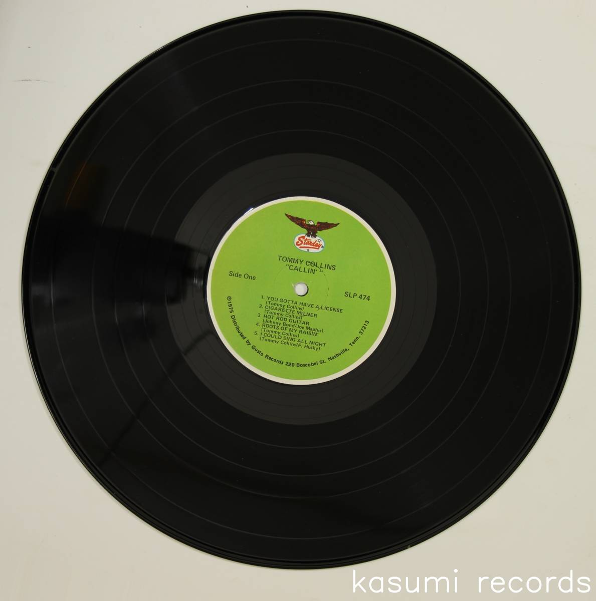 【US-ORIG.LP】Tommy Collins/Callin'(並品,76年作)_画像3