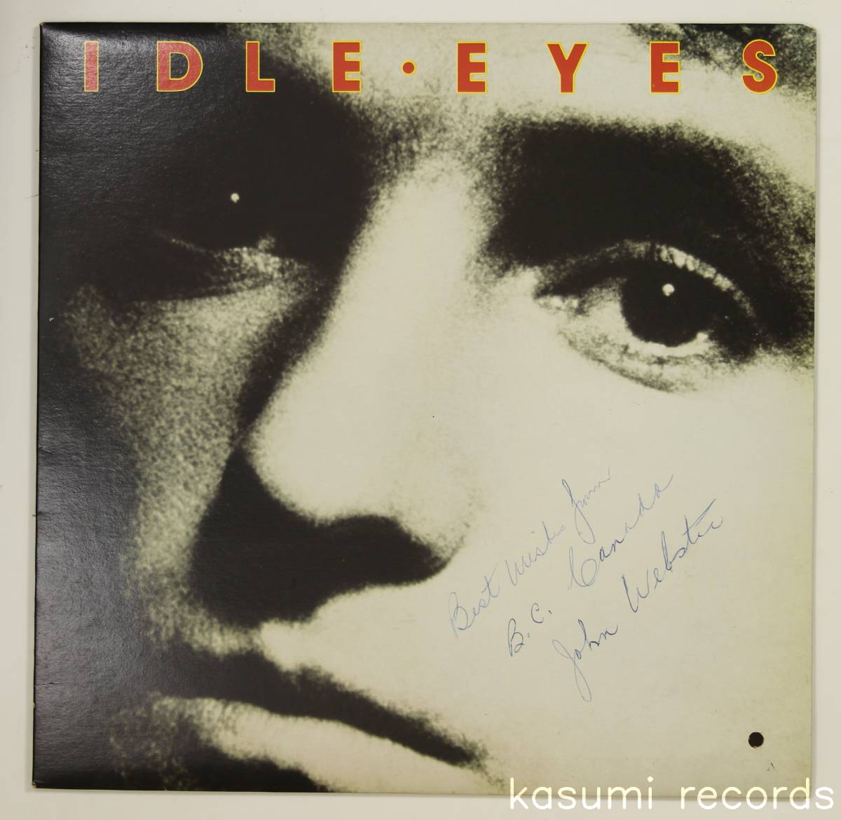 【カナダORIG. LP】IDLE EYES/IDLE EYES(並品,カナダSYNTH POPNEW WAVE,85年1ST)_画像1