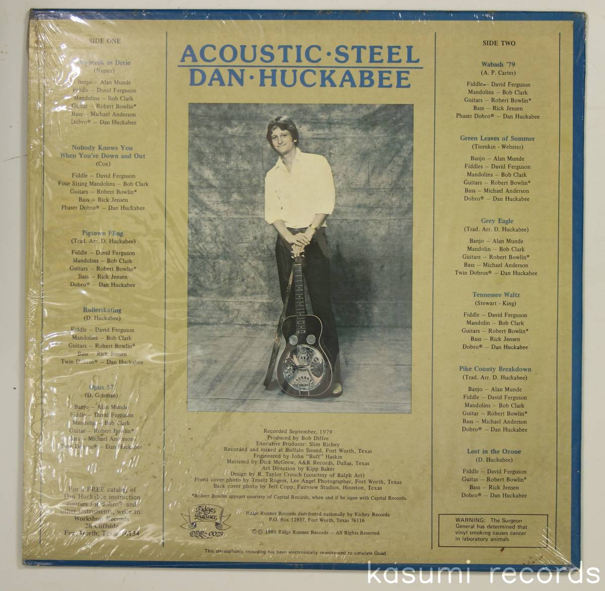 【US-ORIG.LP】Dan Huckabee/Acoustic Steel(並良品,80年ACO-SWING,DOBROギター)_画像2