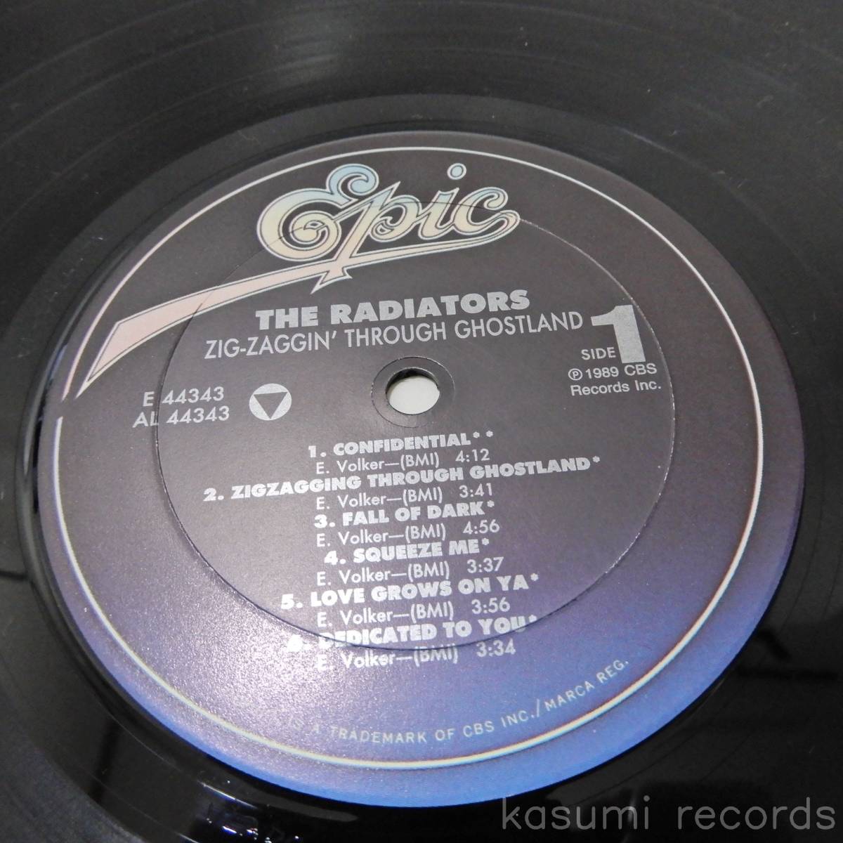【US-ORIG. LP】RADIATORS/ZIG-ZAGGIN' THROUGH GHOSTLAND(並良品,89年カントリーロック)_画像5
