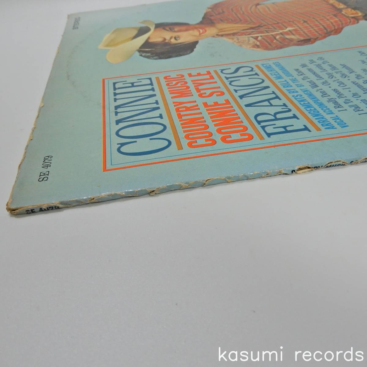 【US-ORIG. LP】CONNIE FRANCIS/COUNTRY MUSIC(並下品,ジョニー・キャッシュカバー)の画像3