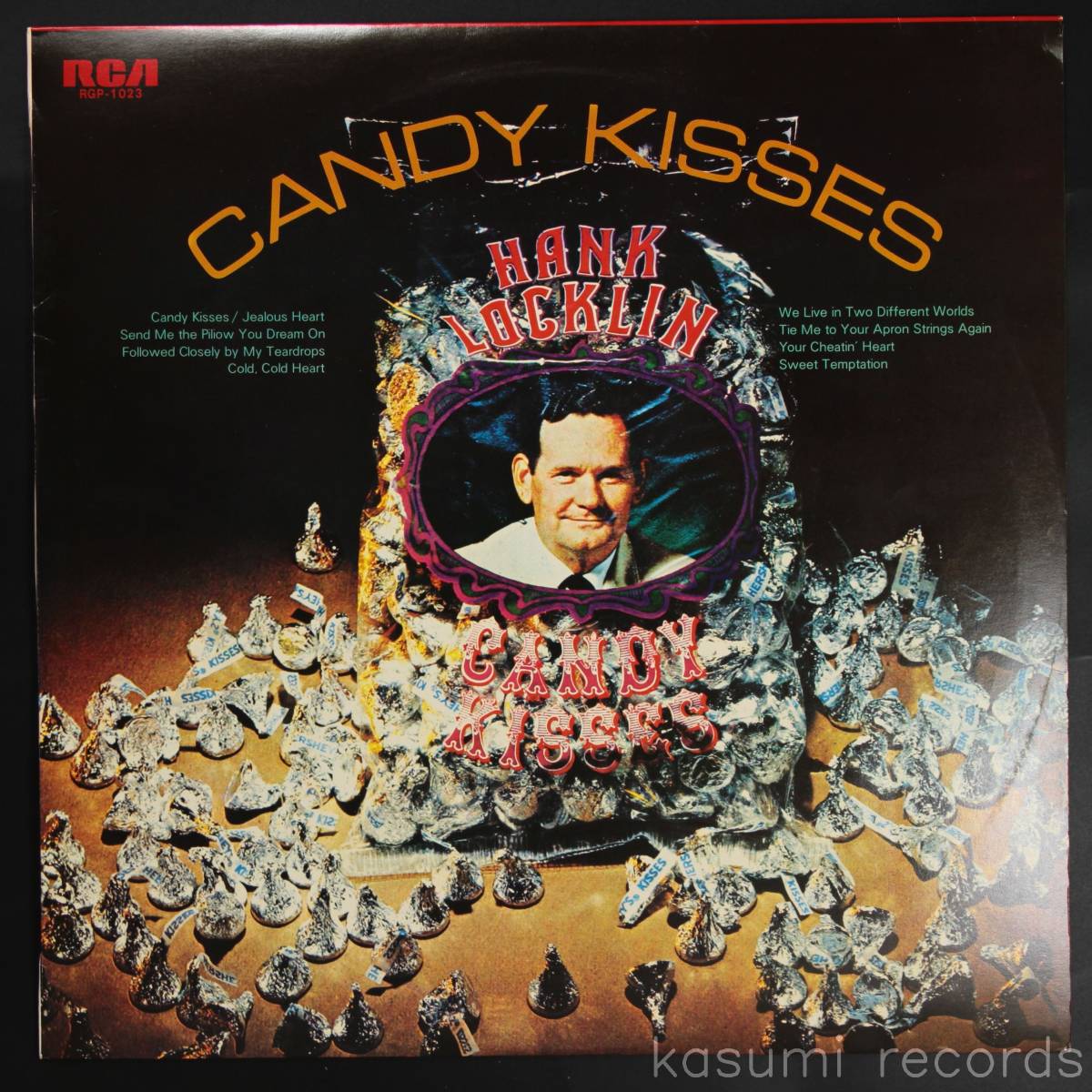 【国内盤LP】ハンク・ロックリン HANK LOCKLIN/夢のまくらを CANDY KISSES(並良品,カントリーロカ)_画像1