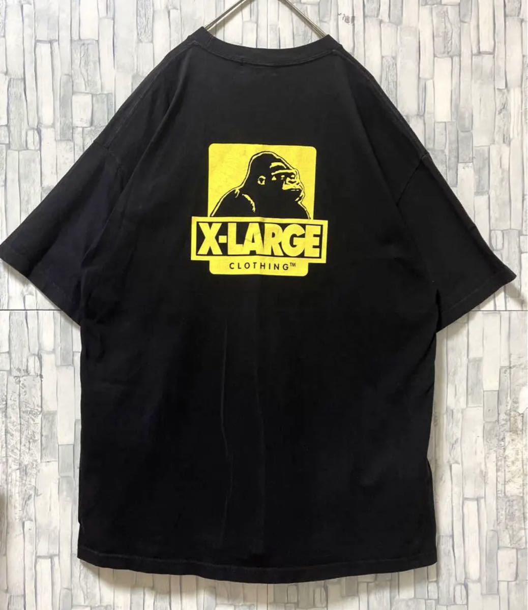 X-LARGE xlarge エクストララージ 空山基 HAJIME SORAYAMA ソラヤマハジメ セクシーロボット コラボ Tシャツ 半袖  サイズXL ビッグロゴ