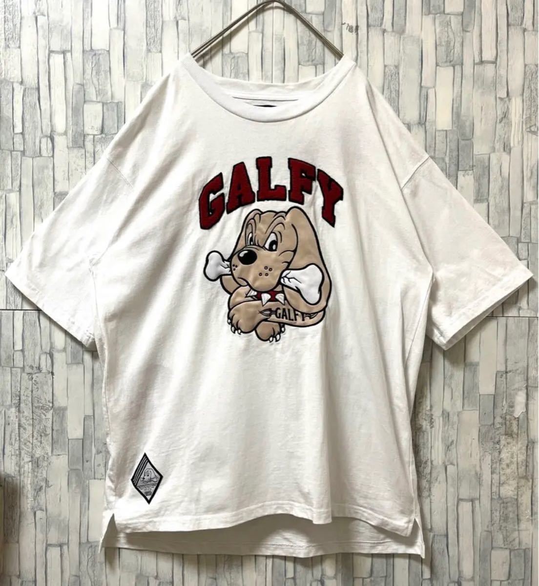 品質保証書】 GALFY ガルフィー 半袖 Tシャツ サイズXL デカロゴ