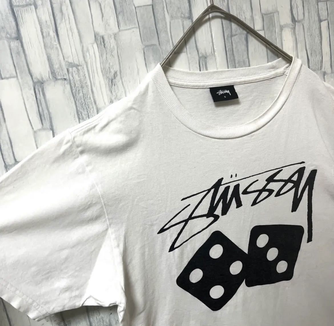stussy ステューシー 半袖 Tシャツ ビッグロゴ デカロゴ サイズS