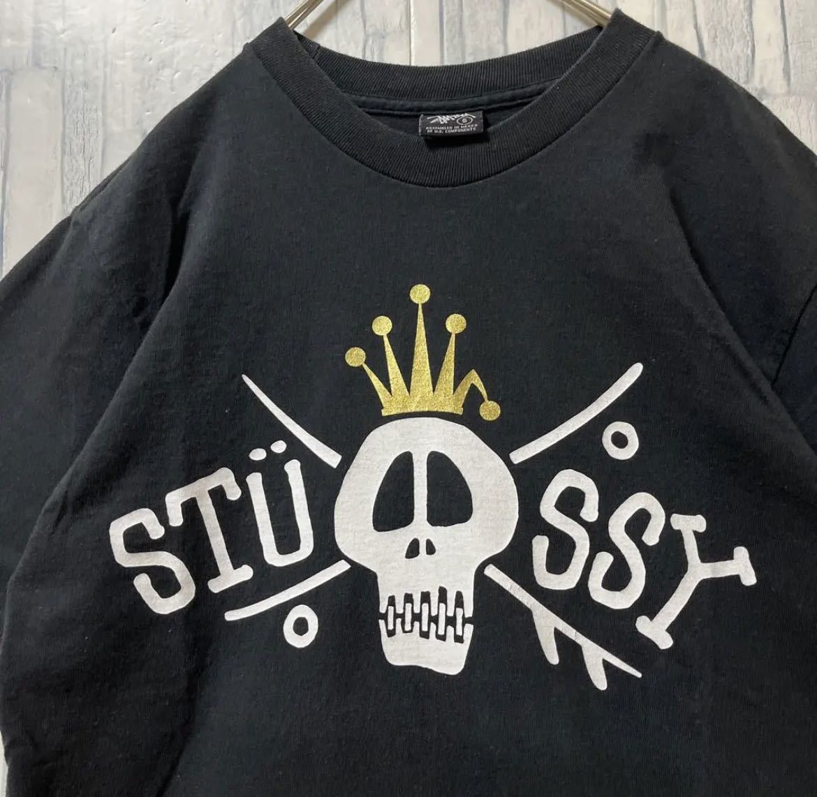 stussy ステューシー 半袖 Tシャツ ビッグロゴ デカロゴ サイズS