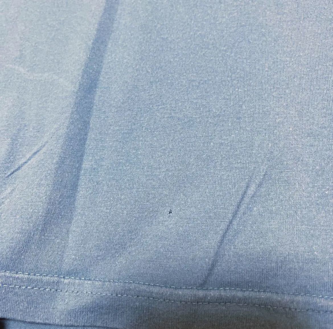 HYSTERIC GLAMOUR ヒステリックグラマー ヒスガール Tシャツ 半袖 サイズL デカロゴ ビッグロゴ くすみブルー 送料無料_画像8