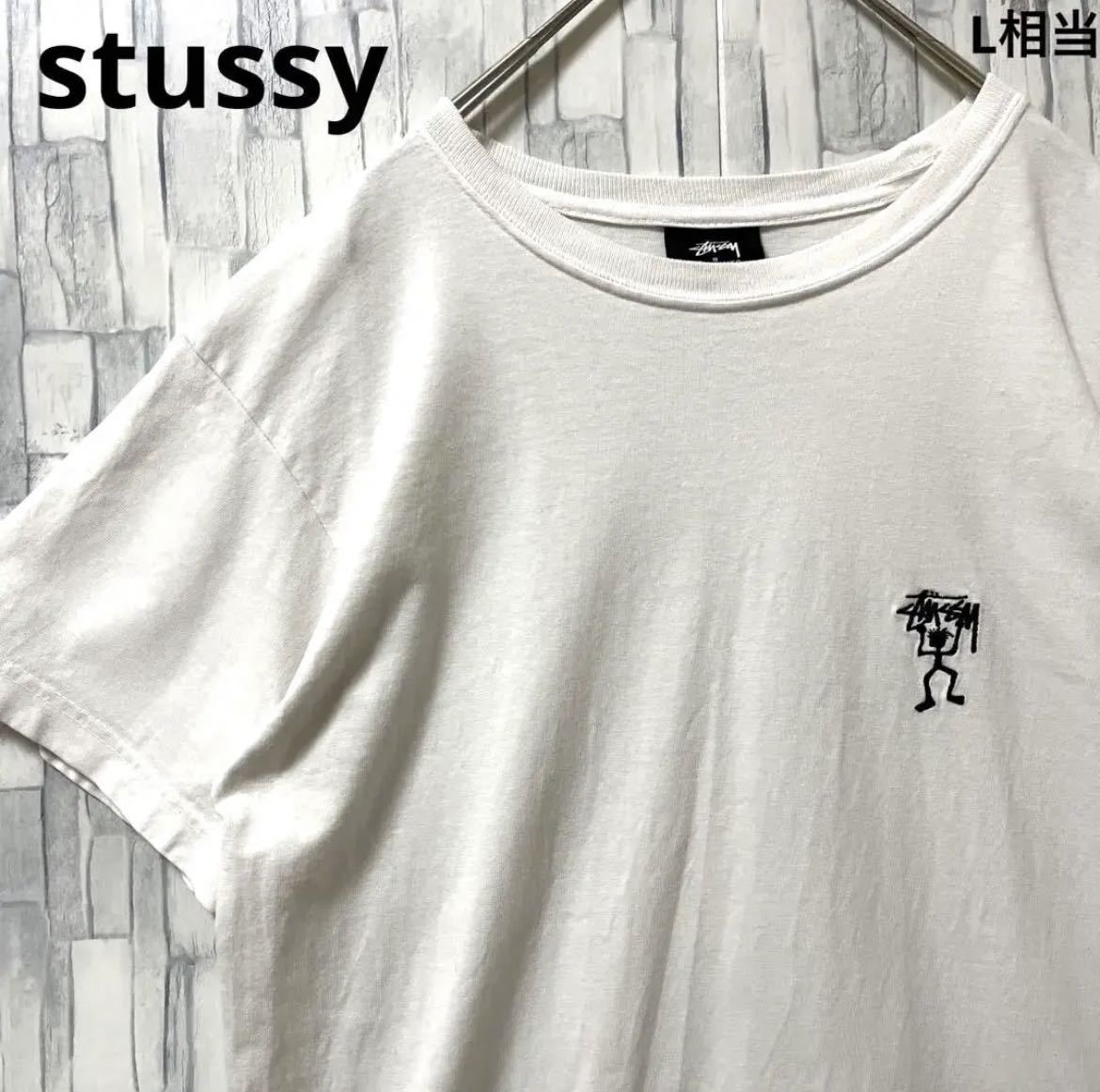 stussy ステューシー 半袖 Tシャツ シャドーマン ワンポイントロゴ