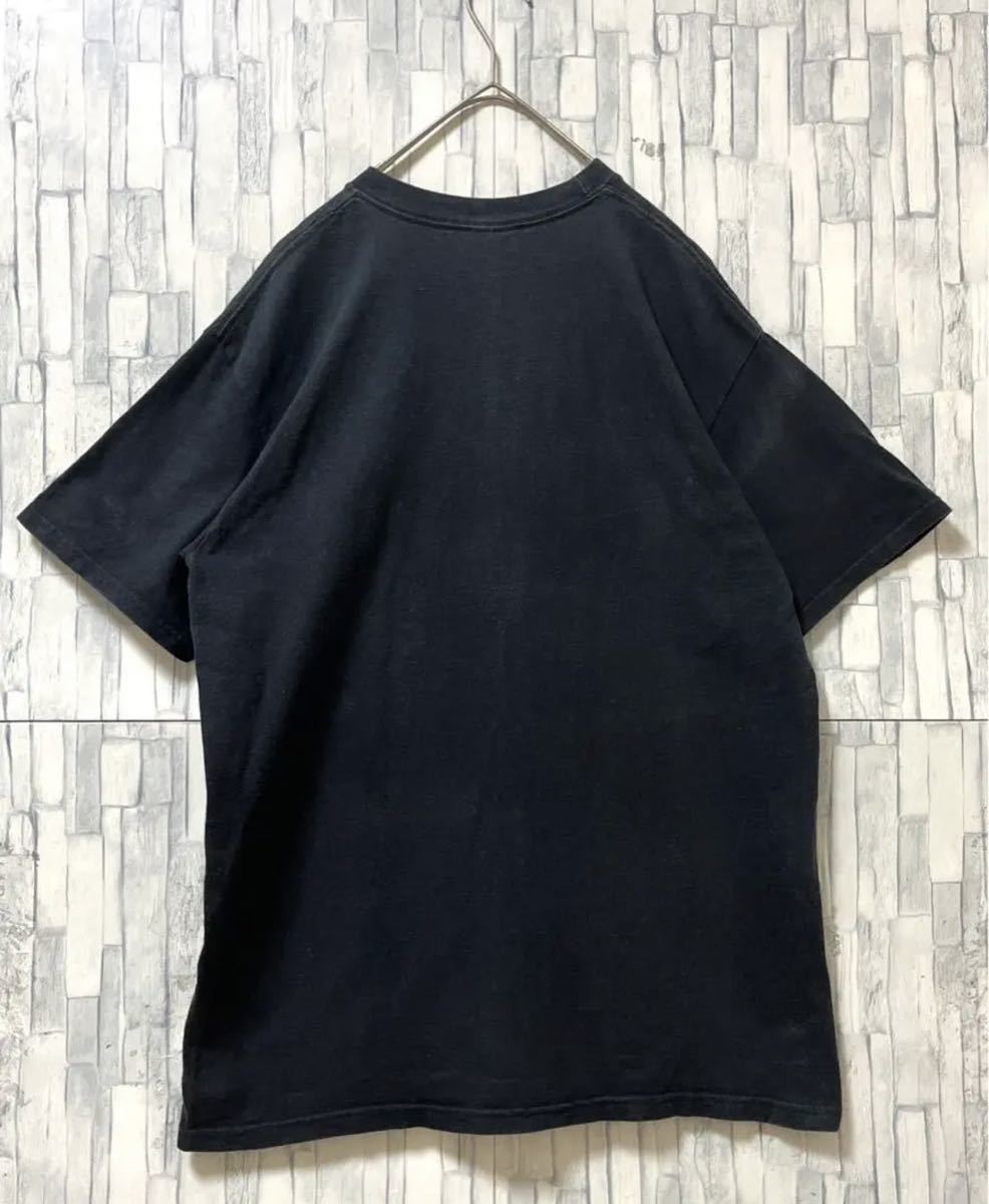 stussy ステューシー 半袖 Tシャツ ビッグロゴ デカロゴ サイズM ブラック ショーンフォント 送料無料