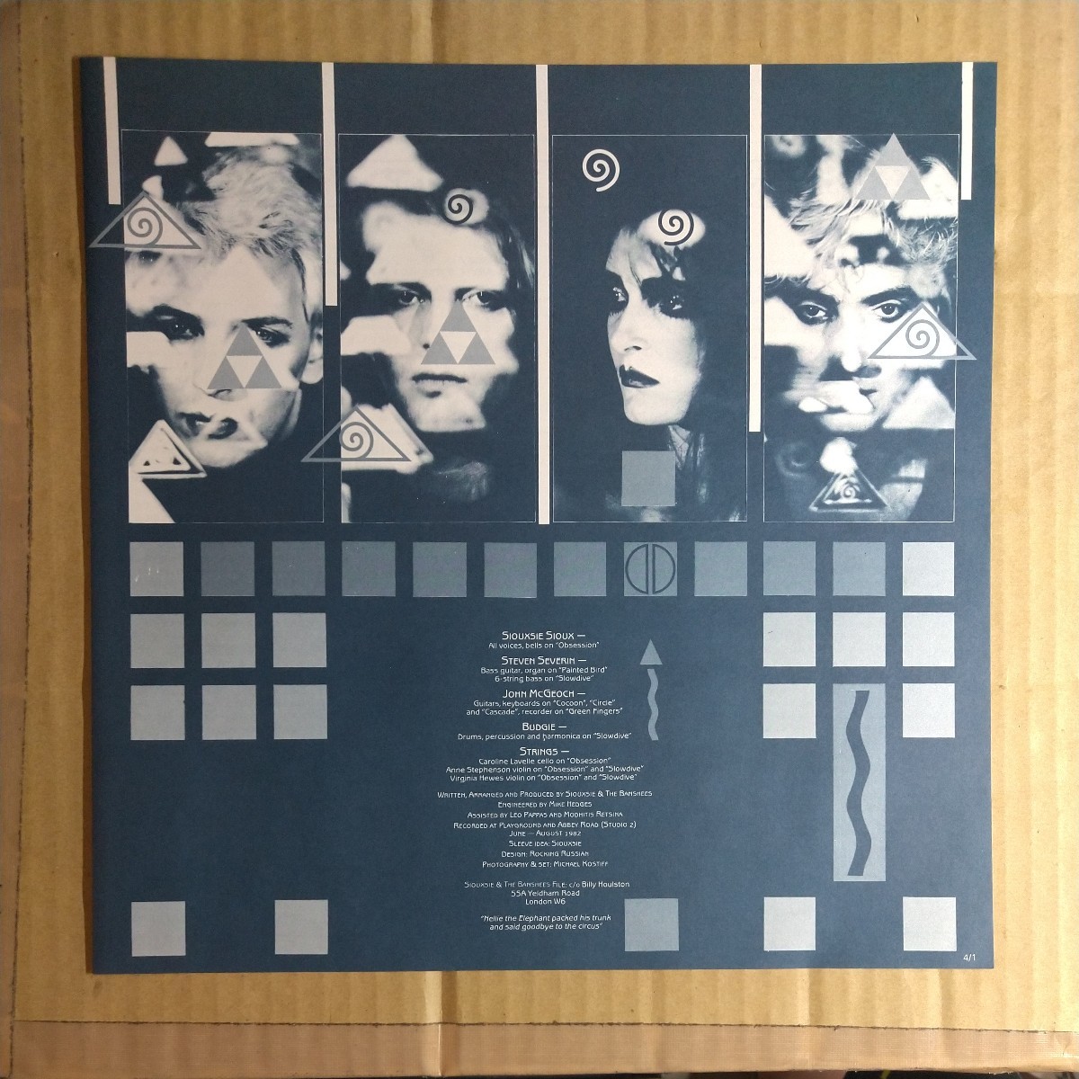 スージー&ザ・バンシーズ「kiss in the dreamhouse」邦LP 1982年★★siouxsie and the banshees post- punk gothic new wave_画像3