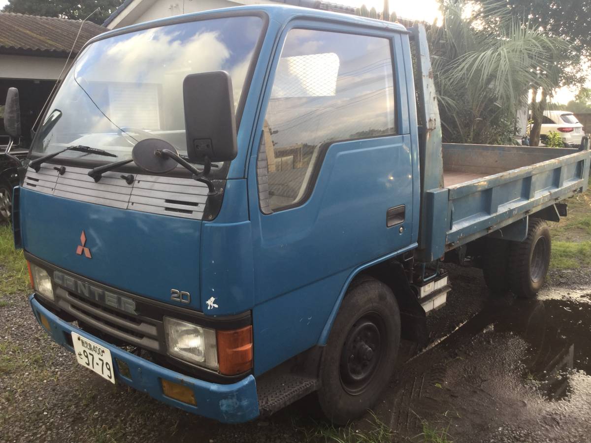* Kagoshima prefecture deer shop complete selling out Heisei era 2 year Mitsubishi Canter dump 2t active service baribari best condition vehicle inspection "shaken" attaching after the bidding successfully riding, can return. *