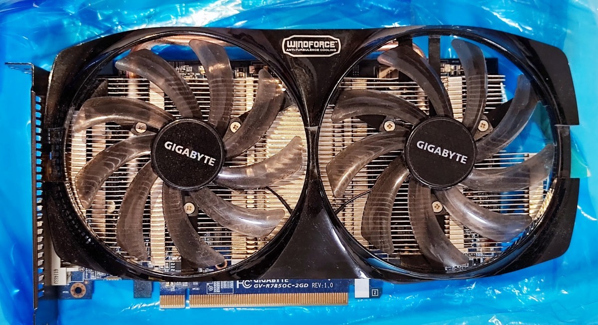 GIGABYTE RADEON HD7850 2GB GV-R785OC-2GD ジャンク_画像1