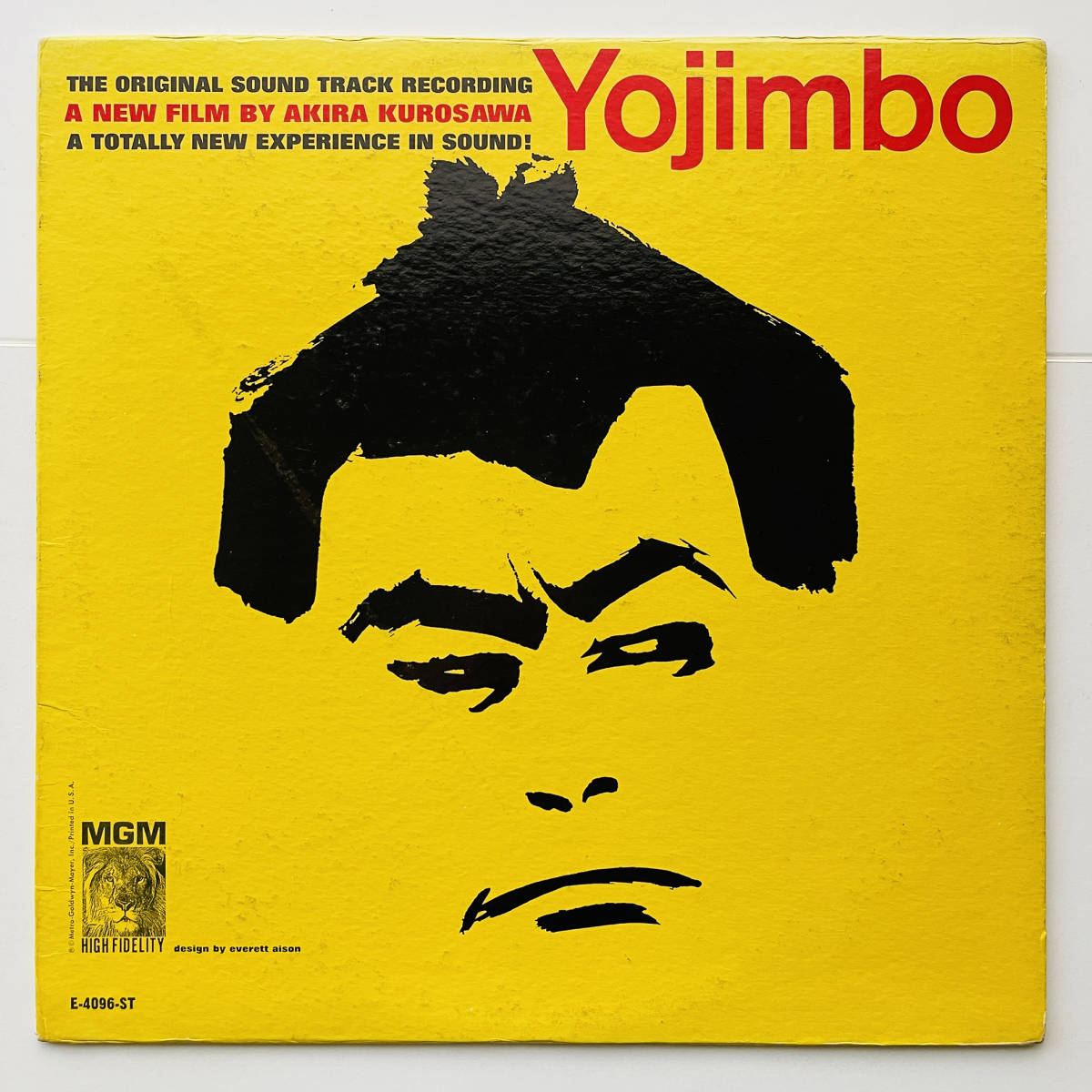 貴重US盤 '62 レコード〔 用心棒 サウンド・トラック 黒澤明 監督 - 佐藤勝 〕Masaru Sato - Yojimbo The Original Sound Track Recording_画像1