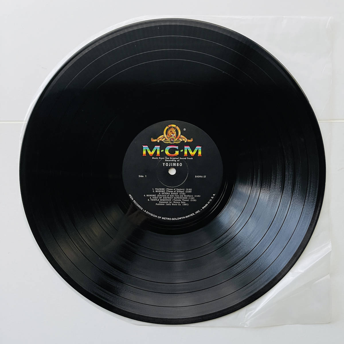 貴重US盤 '62 レコード〔 用心棒 サウンド・トラック 黒澤明 貴重US盤 '62 レコード〔 用心棒 サウンド・トラック 黒澤明