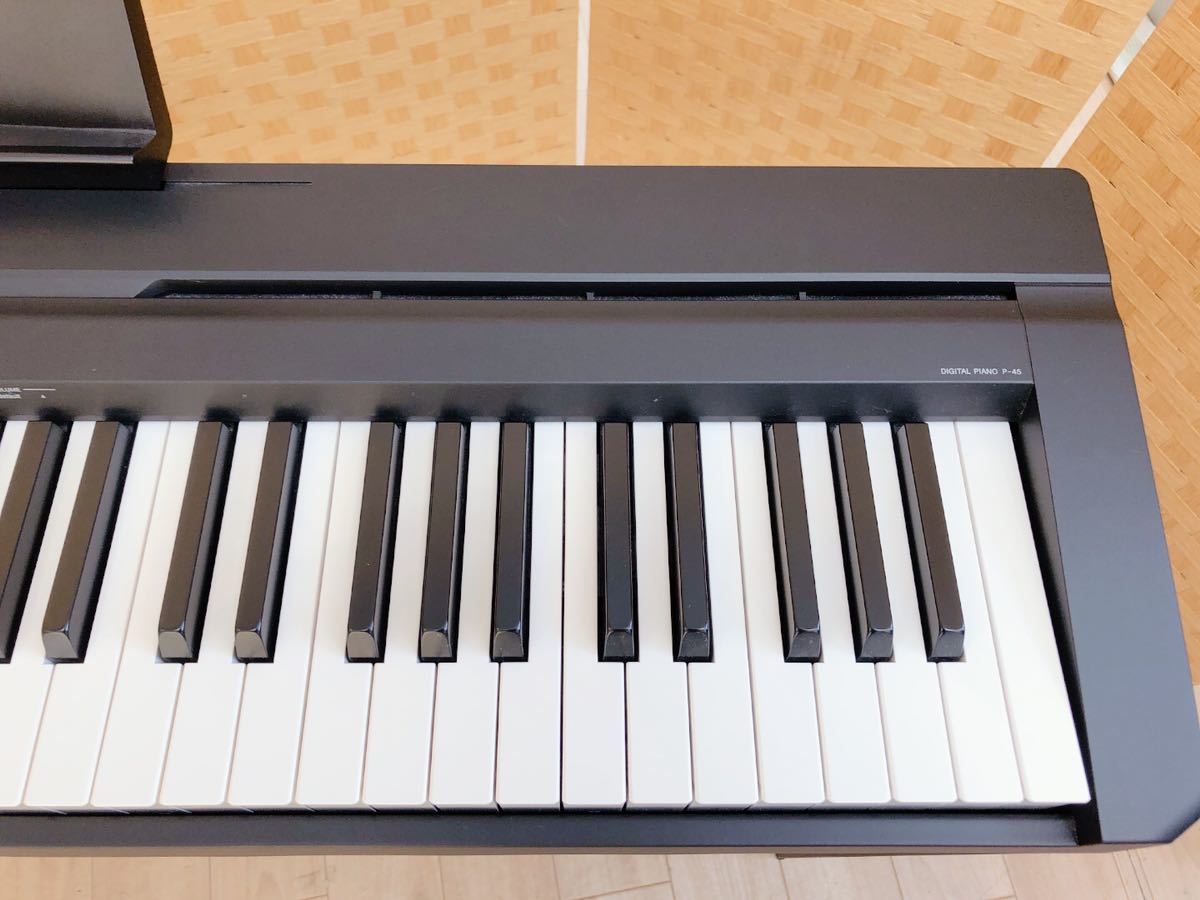 1円スタート】美品 YAMAHA ヤマハ デジタルピアノ P-45 電子ピアノ