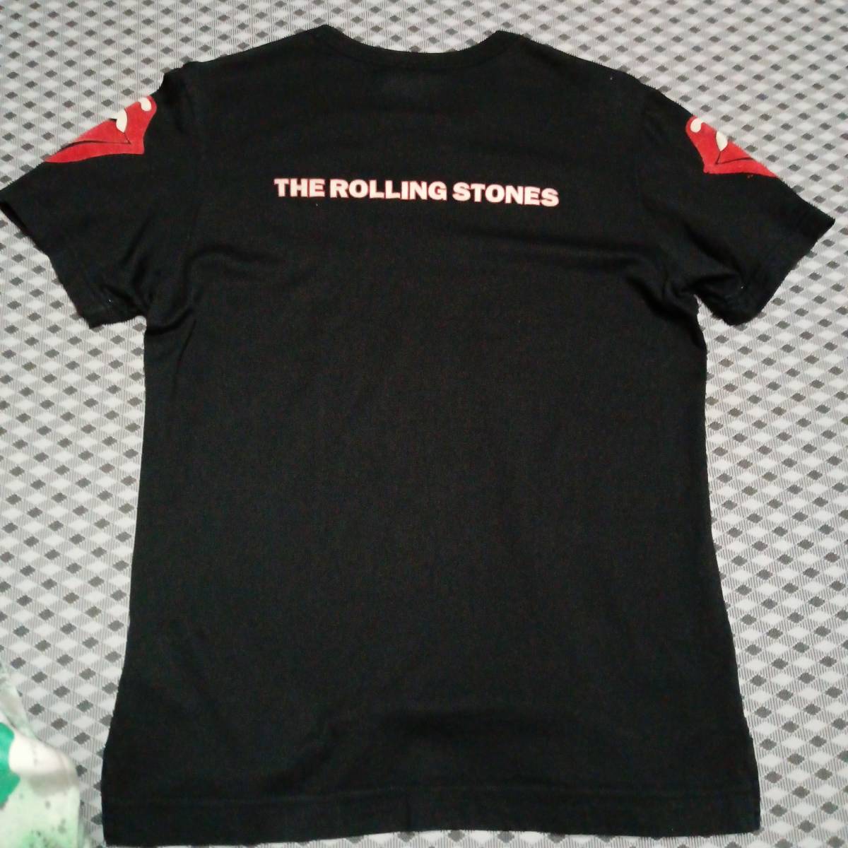 mastermind JAPAN THEATER8 Rolling Stones マスターマインド シアター8 ローリングストーンズ スカル リップ＆タン フロッキー ブラック S_画像3