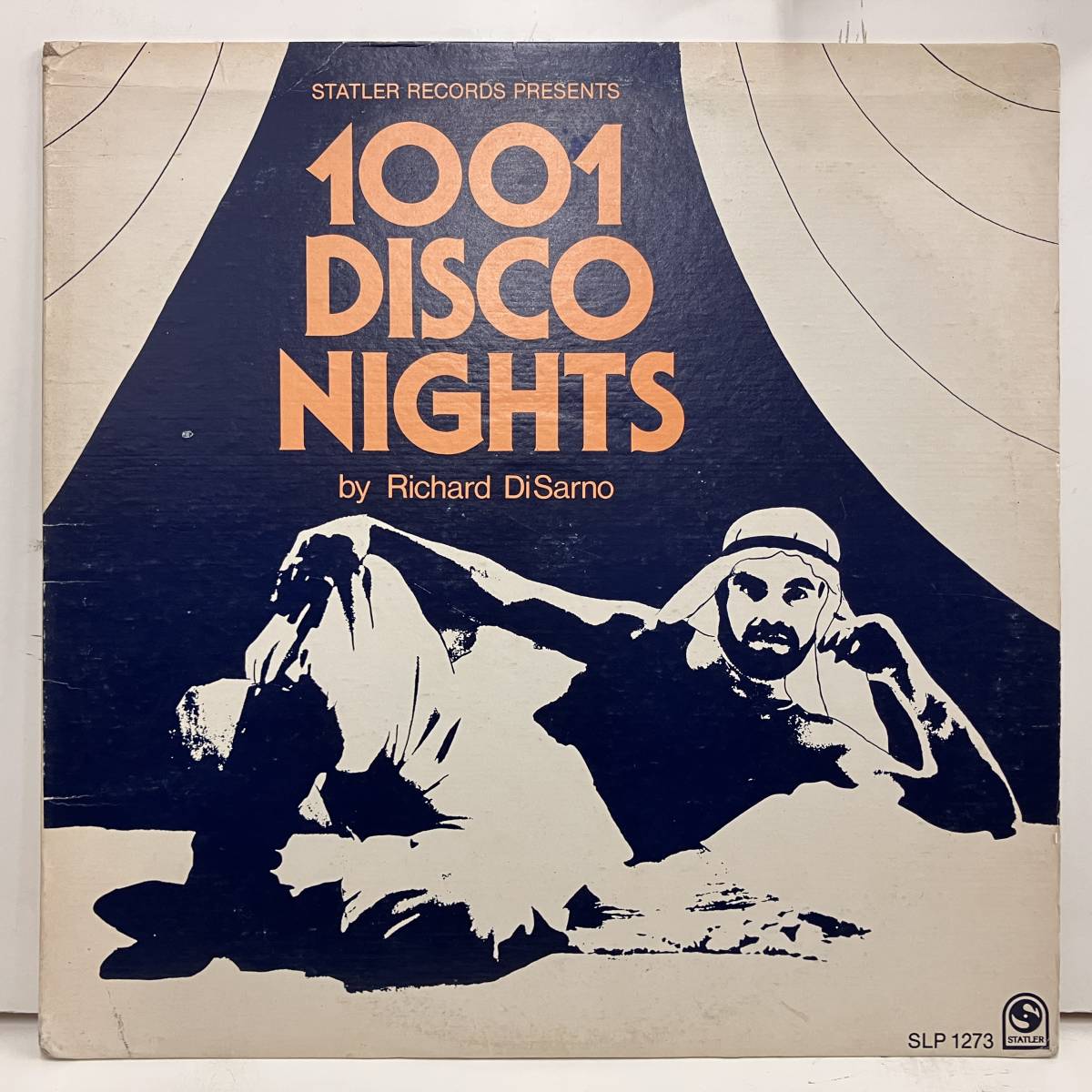 ★230814即決 Richard DiSarno / 1001 Disco Nights SLP1273 米オリジナル、Statlerレーベルもの ディスコ・ダンス教則レコード。_画像1