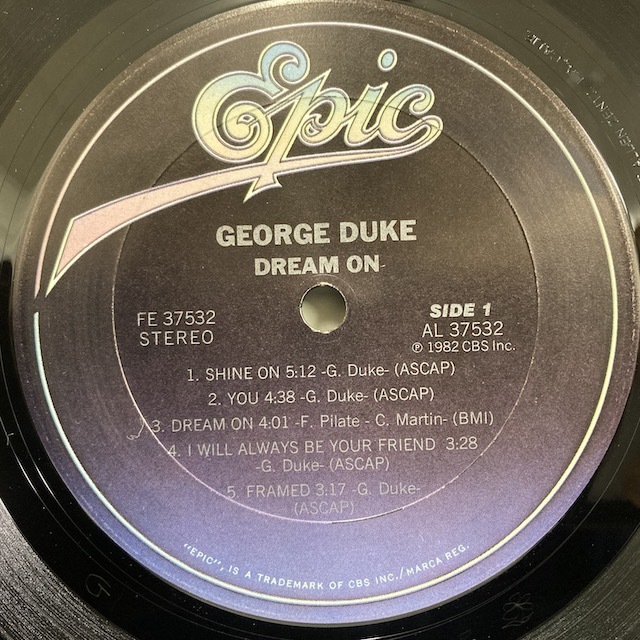★即決 George Duke / Dream On オリジナル SHINE ON_画像2