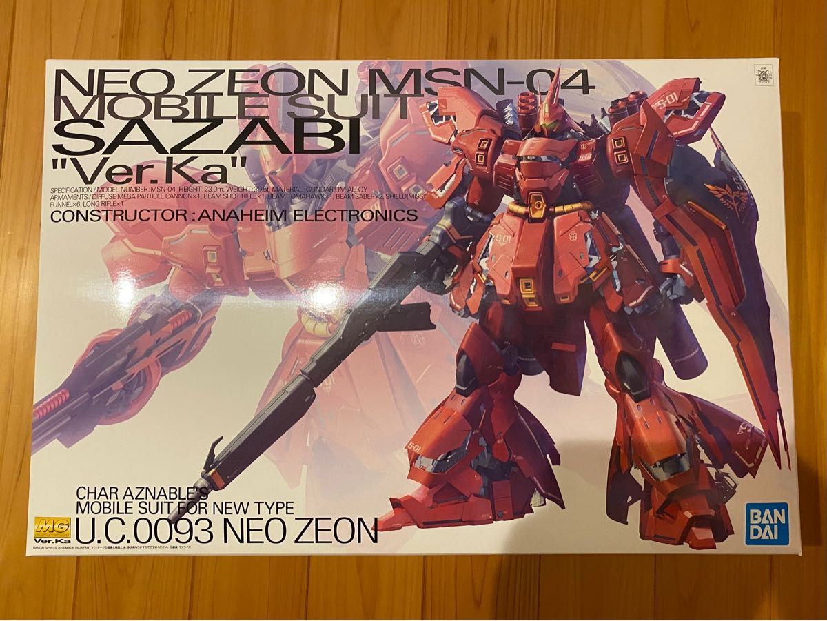 商品をSale価格 MG 1/100 MSN-04 サザビー Ver.Ka 新品 未組立 模型