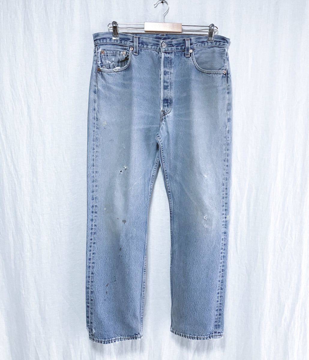 Levi's リーバイス 501 USA製 デニムパンツ W35×L30 ジーンズ ストレートGパン550 505 560 517 519 550_画像1