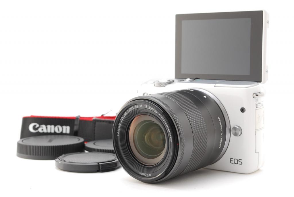 好きに キヤノン Canon EOS 新品SD32GB付き レンズキット ホワイト M10