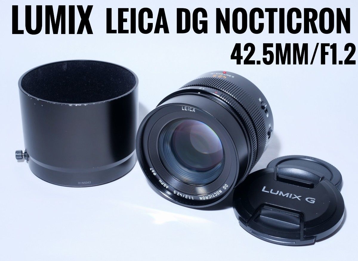 LEICA DG NOCTICRON 42.5mm F1.2 H-NS043 LUMIX ルミックス ライカ ノクチクロン 単焦点