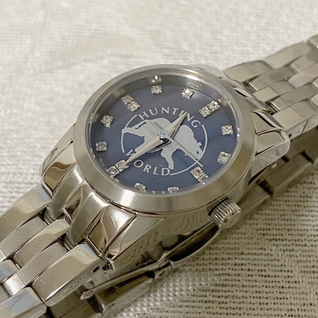 Hunting World ハンティングワールド　腕時計　23mm HW405BK ステンレス　新品未使用　長期保管品