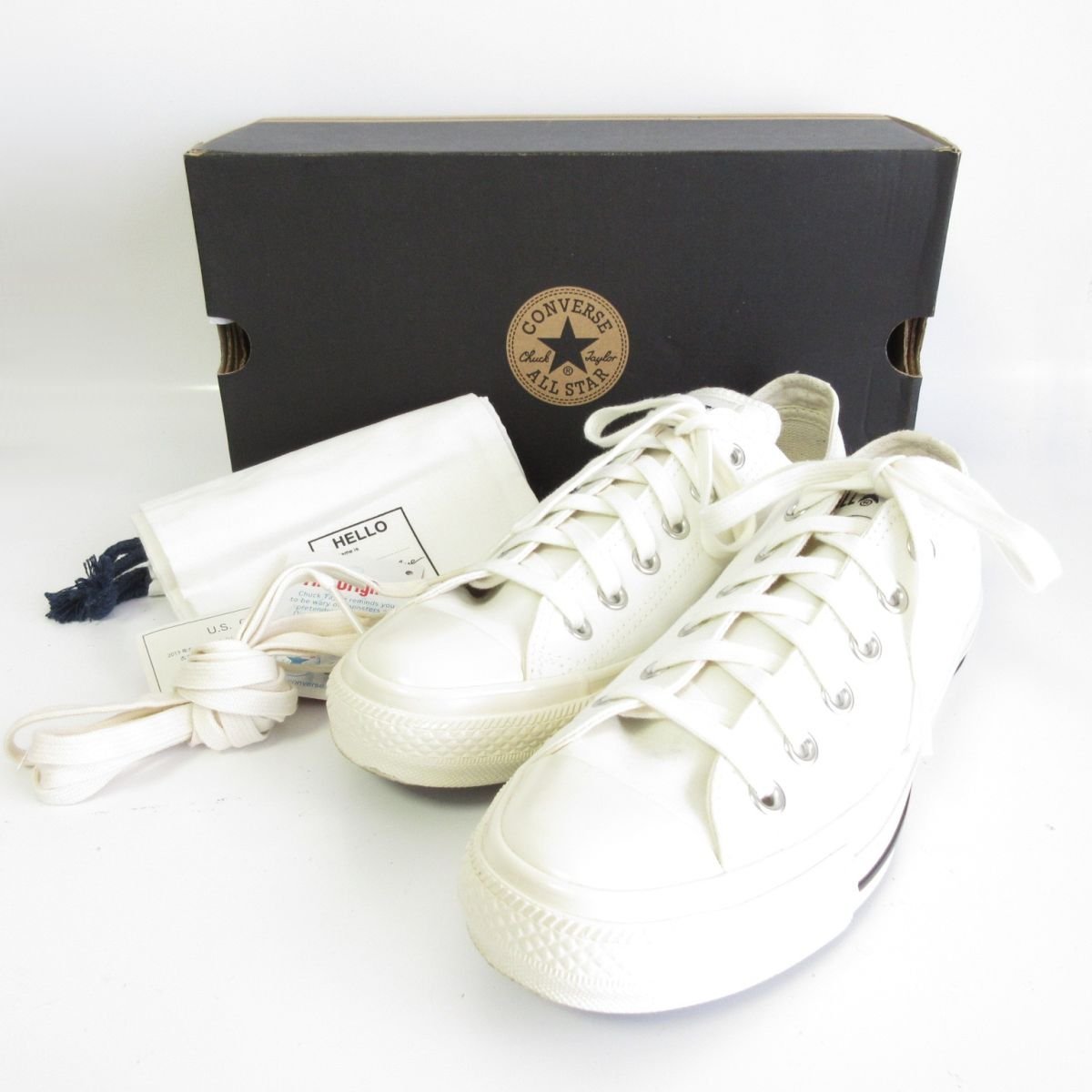 カタログギフトも！ ほぼ未使用 CONVERSE×MADISONBLUE ホワイト 25cm