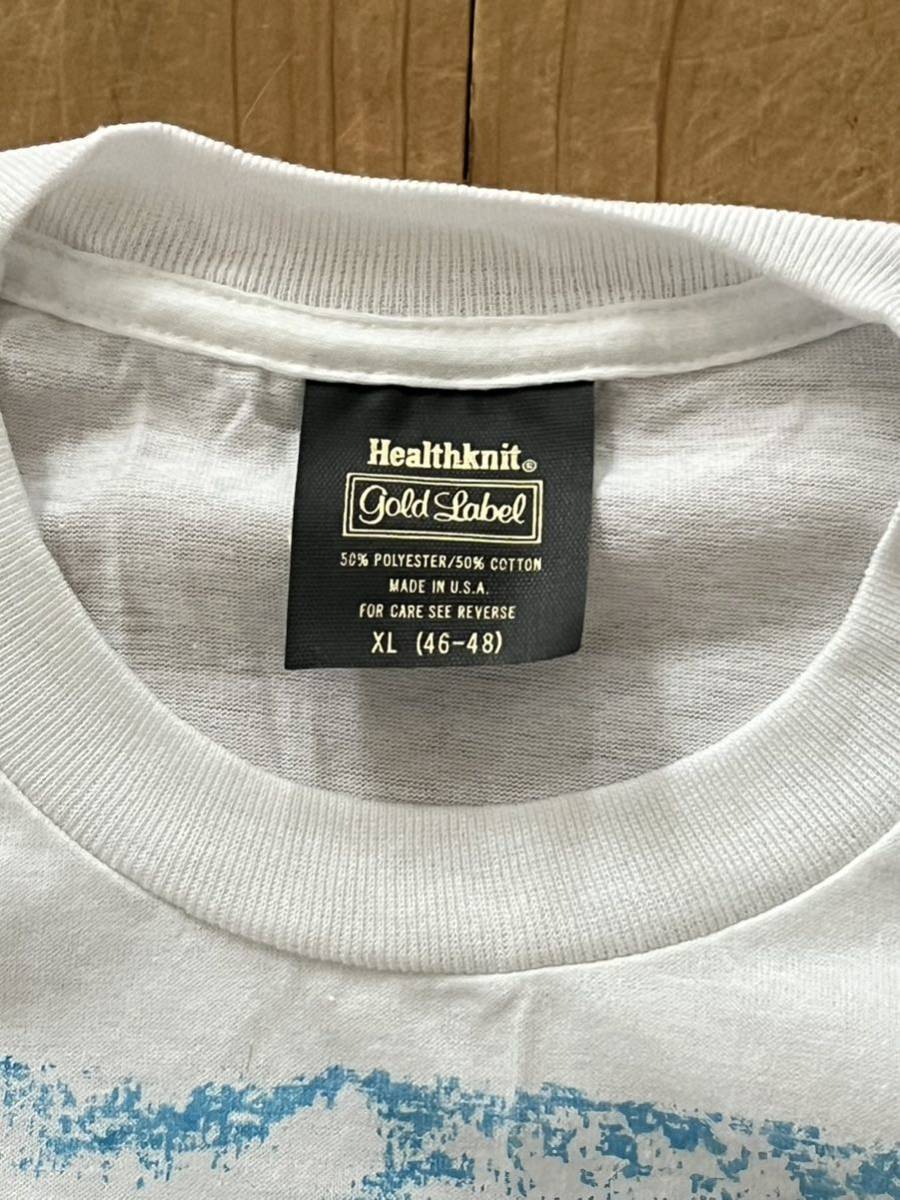 現状品　保管品　Tシャツ　HEALHKNIT GOLD LABEL made in USA ヴィンテージ　Tシャツ　古着　サイズ xl_画像3