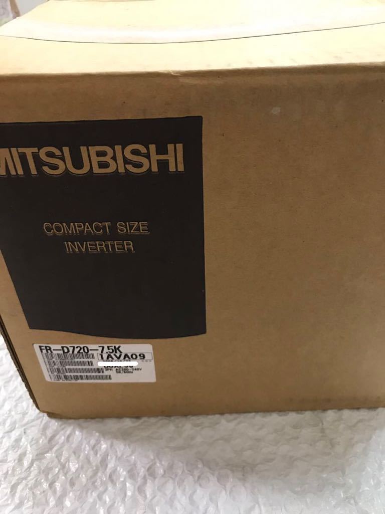 新品未使用三菱電機 MITSUBISHI インバーター FR-D720-7.5K 正規品動作保証 [インボイス発行事業者] 2/3_画像1
