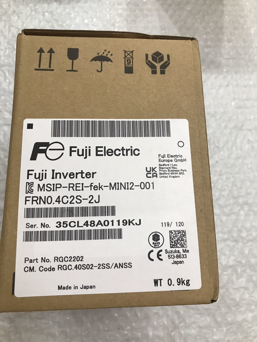 新品未使用富士電機インバーター FRN0 4C2S-2J 正規品動作保証｜PayPay