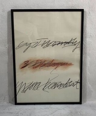 Cy Twombly Three Dialogues アートポスター サイ・トゥオンブリー