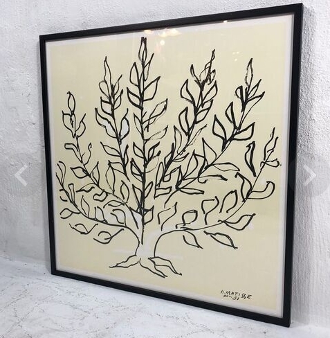 Henri Matisse 「低木」 アートポスター アンリ・マティス IDEE取扱絵画 インテリア雑貨_画像2