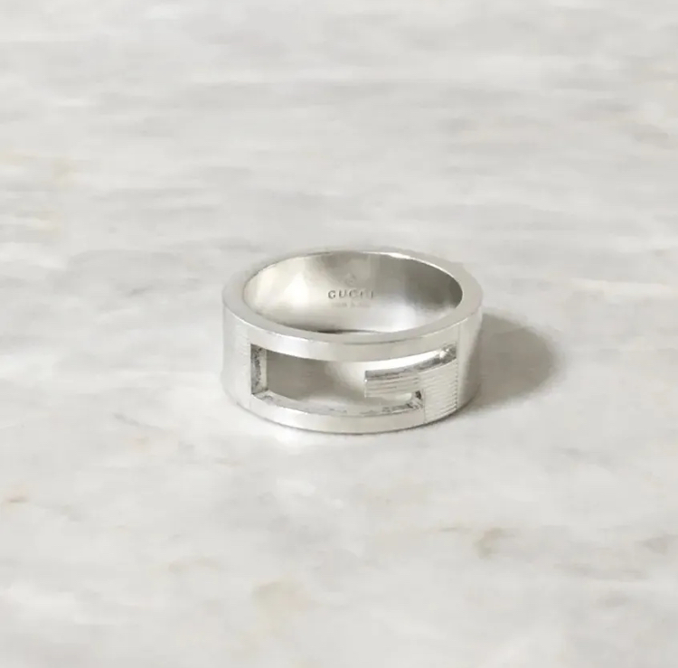 2022年のクリスマスの特別な衣装 グッチ 指輪 シルバー 銀 925 10