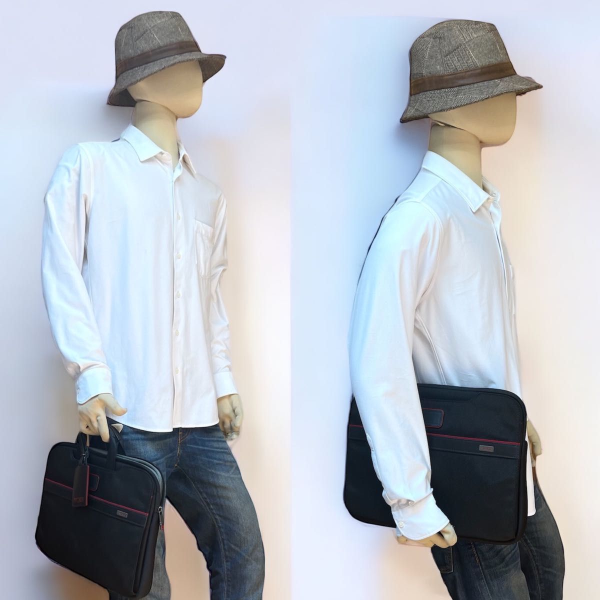 美品希少】TUMI × JAL 機内限定 トュミ ビジネスバッグ セカンド 美品希少】TUMI × JAL 機内限定 トュミ ビジネスバッグ セカンド