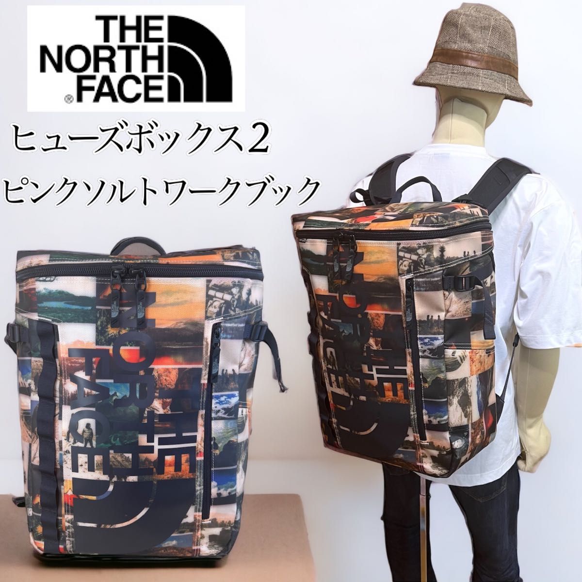 【希少】THE NORTH FACE ノースフェイス ヒューズボックス2 PW ピンクソルトワークブック リュック NM81817