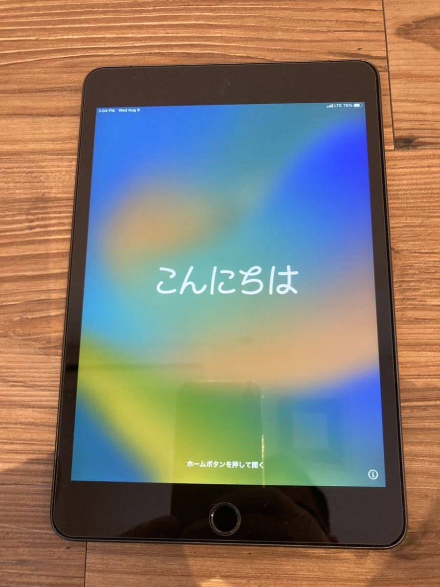Apple iPad mini 5 第5世代スペースグレイ 64GB Cellular 美品 ガラス