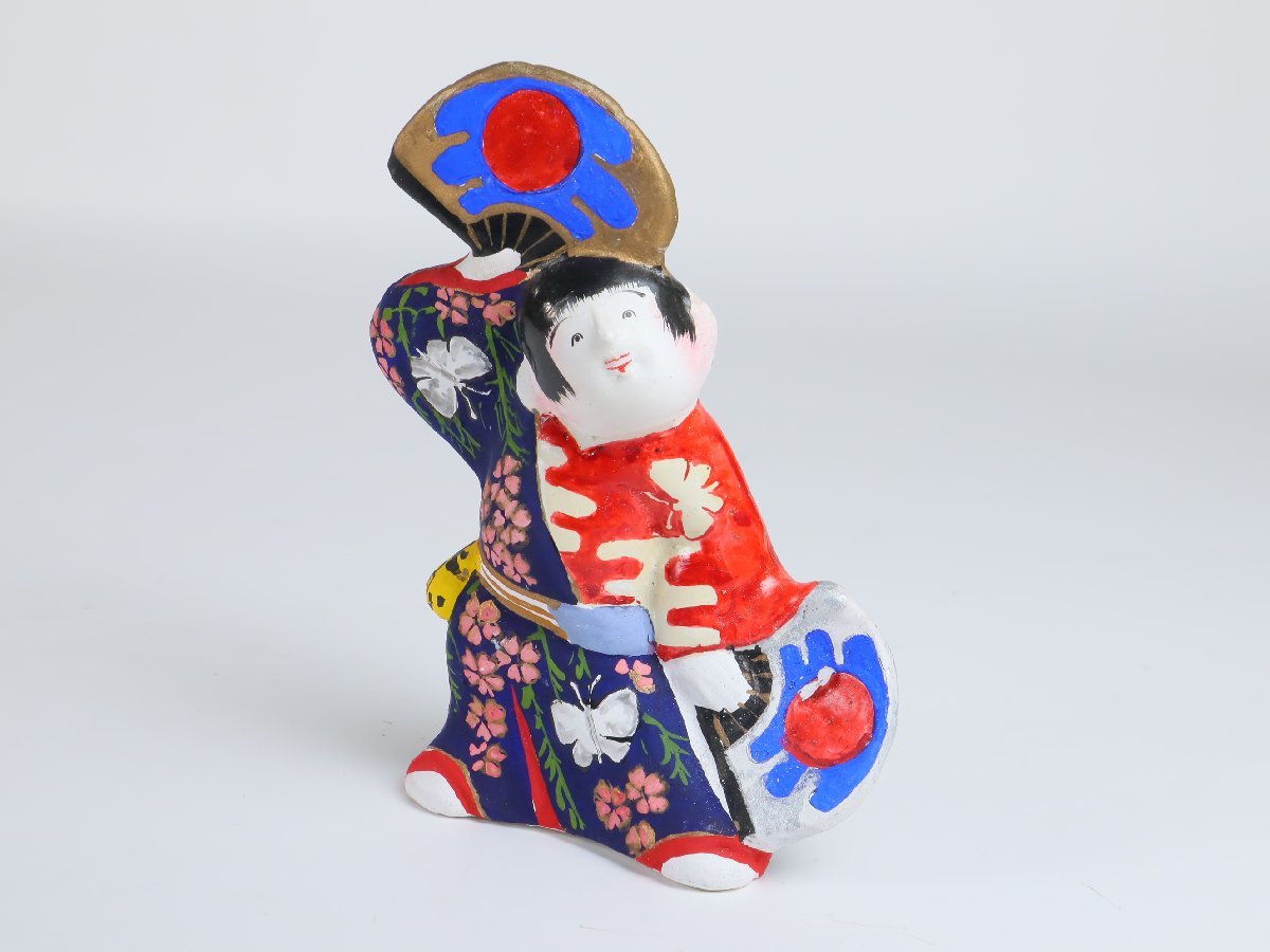 信州 中野土人形 踊りおぼこ 郷土玩具 長野県 民芸 伝統工芸 風俗人形 置物