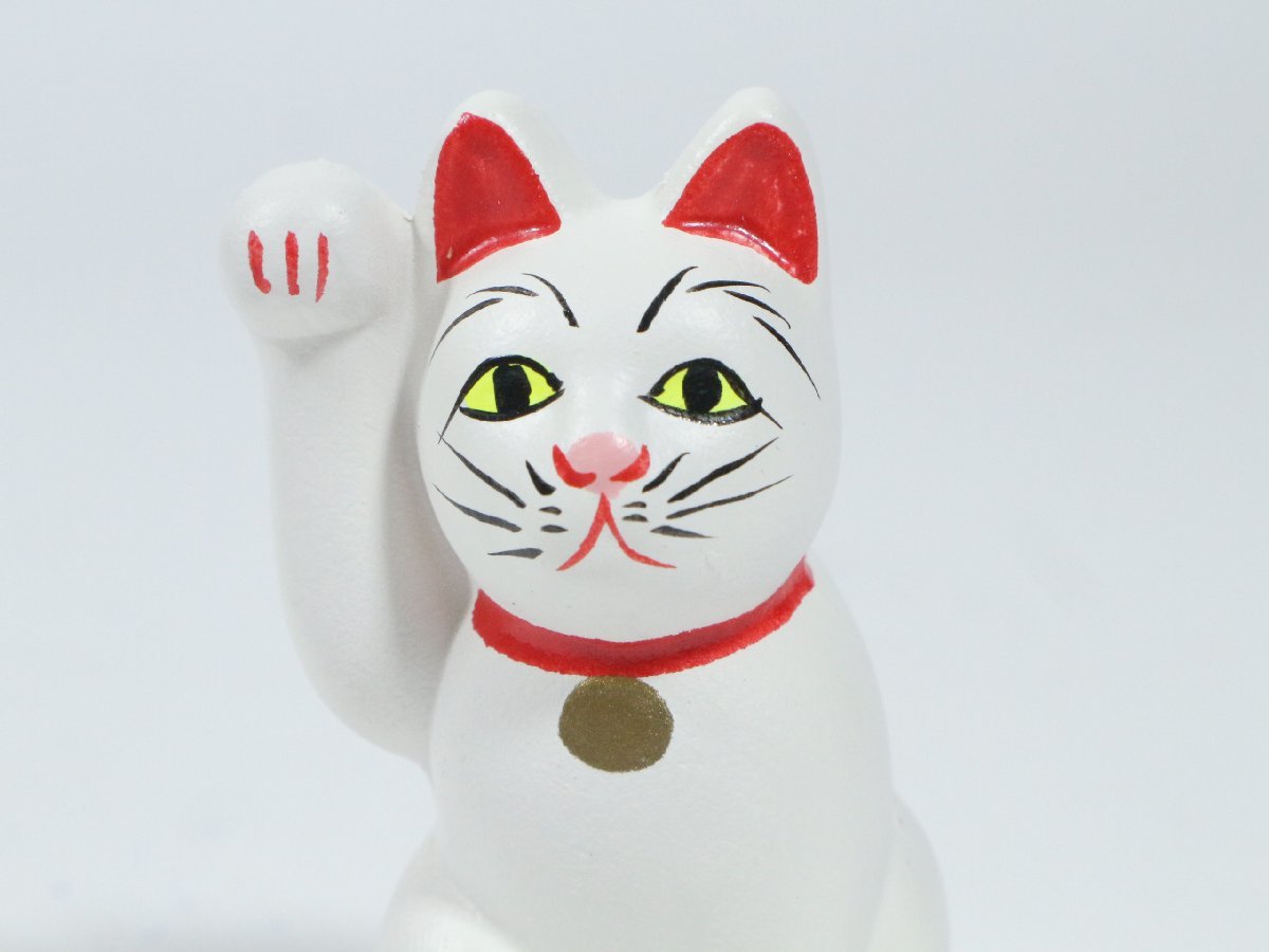 郷土玩具 豪徳寺 招き猫 信仰玩具 東京都 民芸 伝統工芸 風俗人形 置物 2_画像2