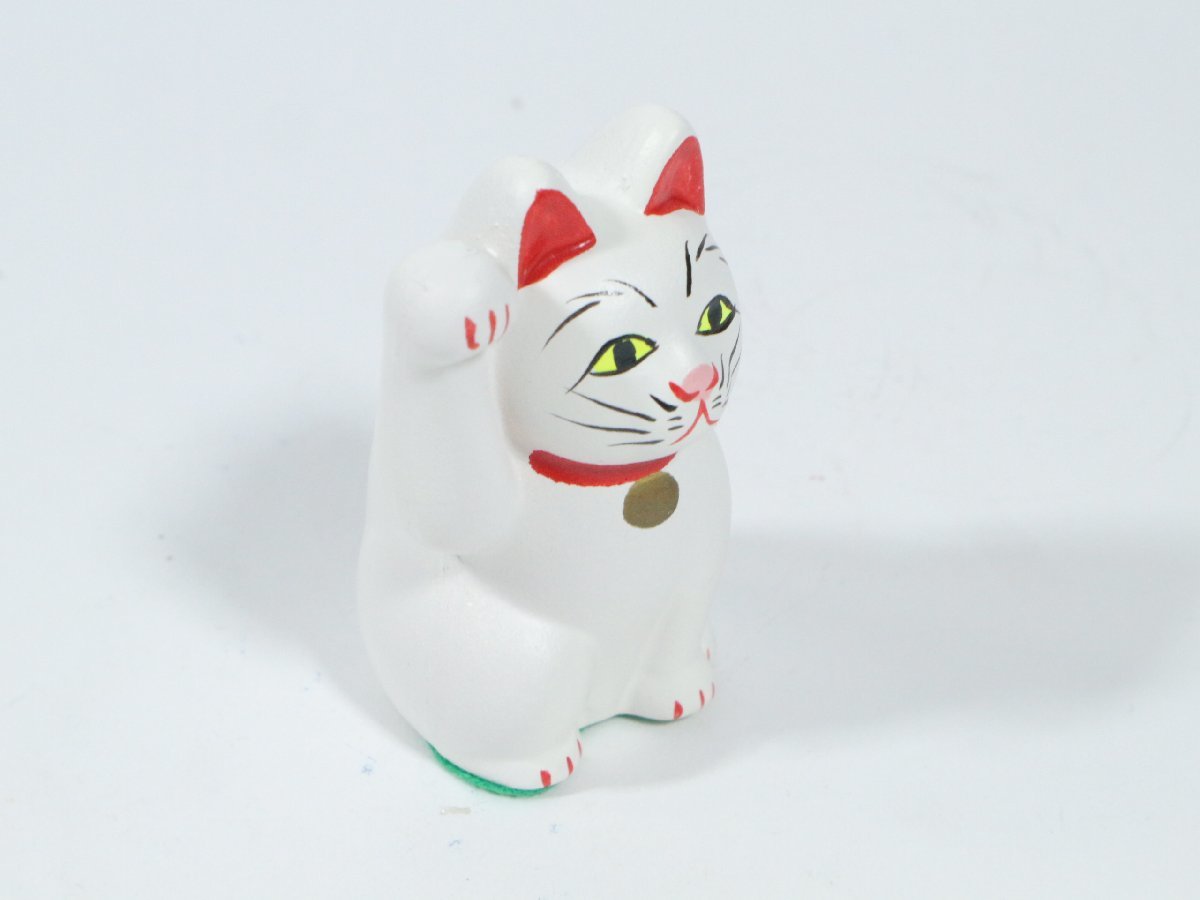 郷土玩具 豪徳寺 招き猫 信仰玩具 東京都 民芸 伝統工芸 風俗人形 置物 2_画像5