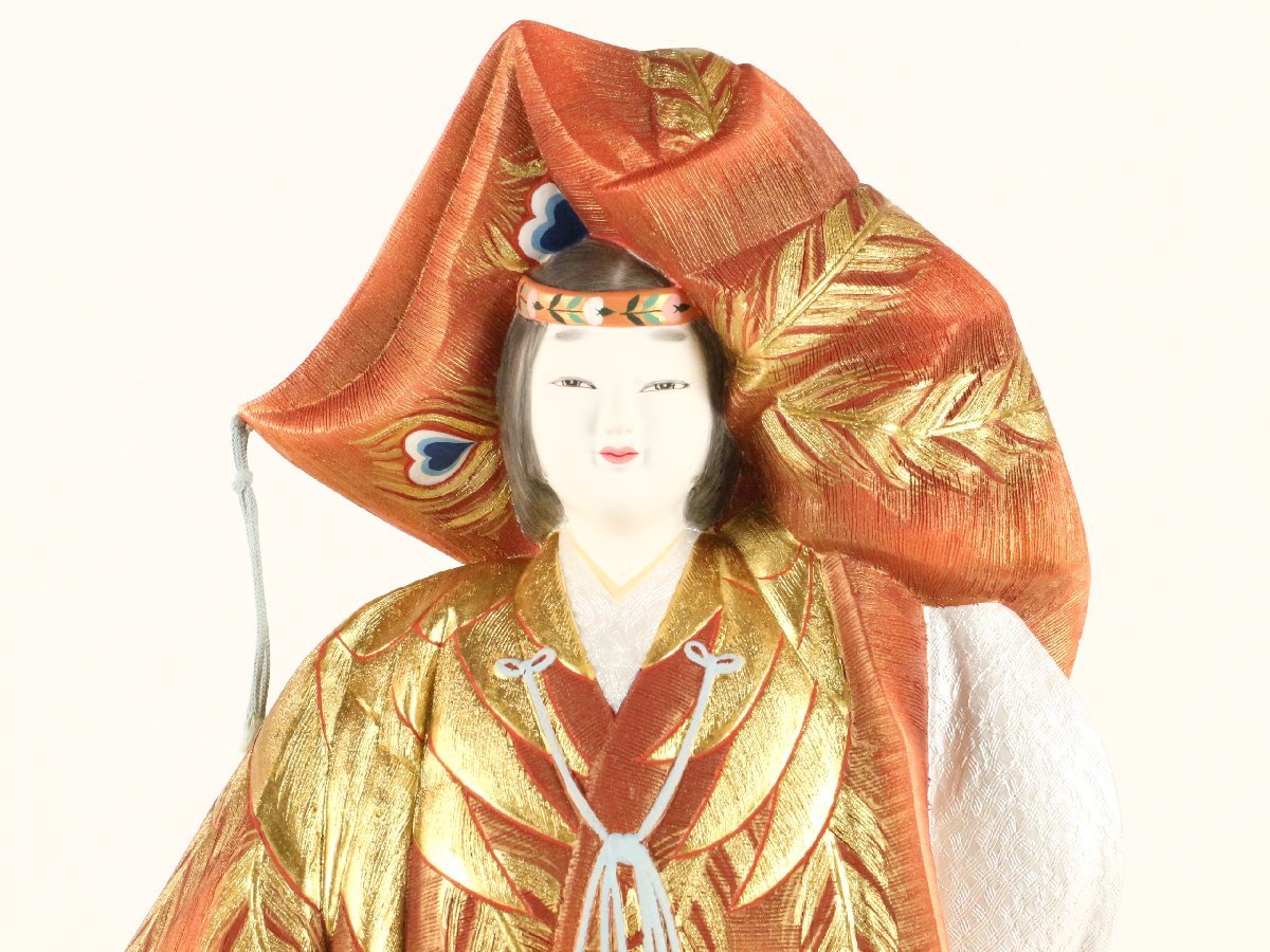博多人形 無形文化財保持者 井上あき子 作「松の羽衣」 美人物 日本 