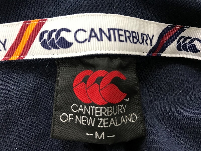 1470　メンズ　【　CANTERBURY　OF　NEWZEALAND　】　半袖ポロシャツ　サイズ：M　　色：ネイビー_画像6