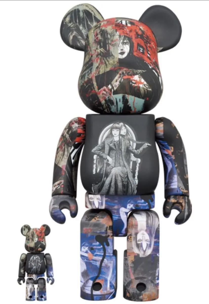 BE@RBRICK S'YTE × Junji Ito TOMIE 100％ & 400％ medicom toy 　TOMIEとUZUMAKI ベアブリック 伊藤淳二