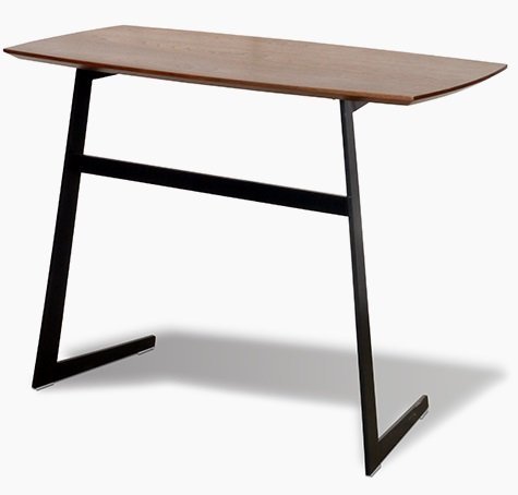 1台限り展示品 魅力的デザイン アイアン サイドテーブル 北欧 木製 モダン シンプル 西海岸 リビング カフェスタイル Cafe ウォールナット